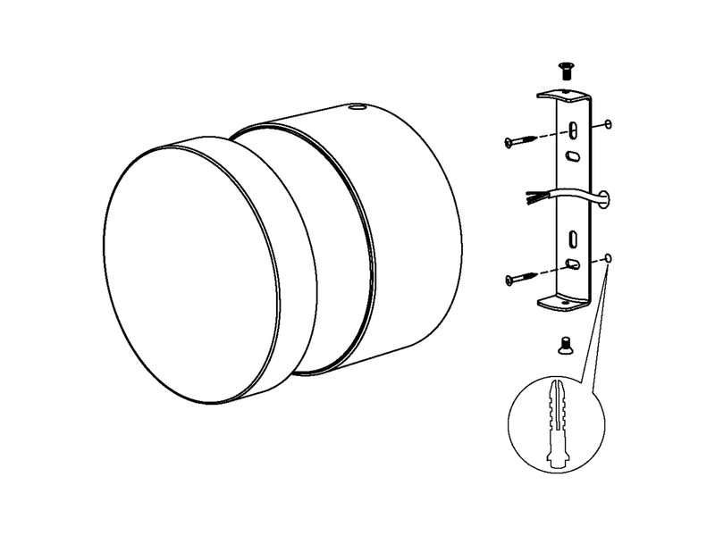 EGLO MELZO Wandleuchte, transparent