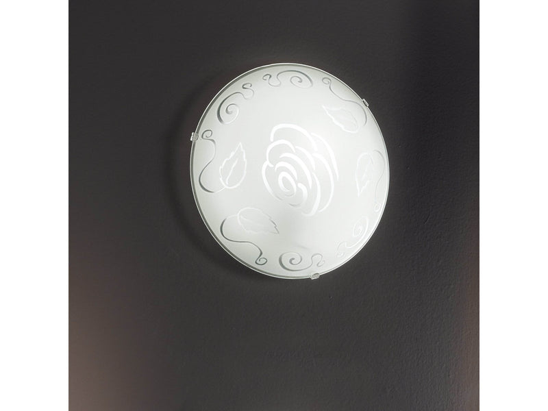 EGLO MARS 1 Wand- / Deckenleuchte, Motiv Rose