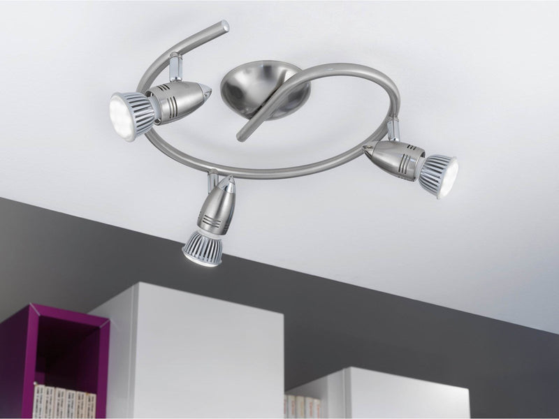 EGLO MAGNUM-LED Spot, nickel-matt, chrom