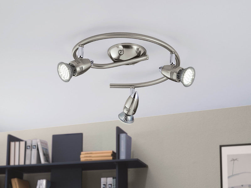 EGLO MAGNUM-LED Spot, nickel-matt, chrom