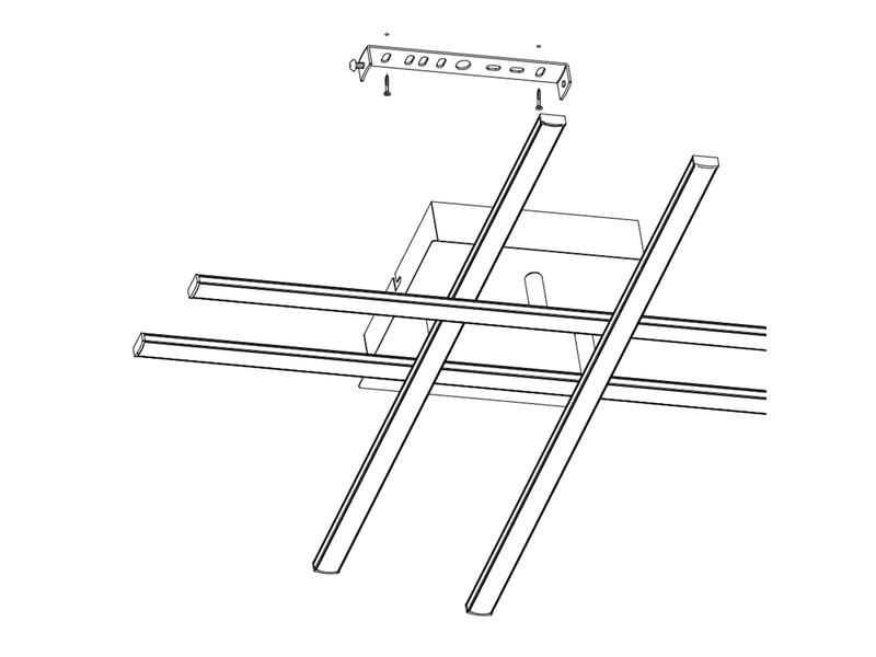 EGLO LASANA 1 Wand- / Deckenleuchte, weiss