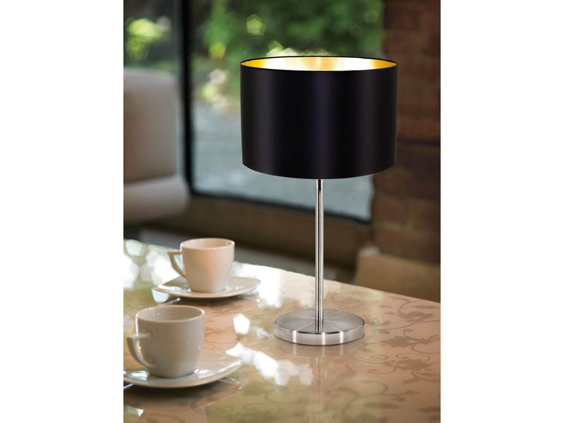 EGLO MASERLO Tischleuchte, schwarz, gold