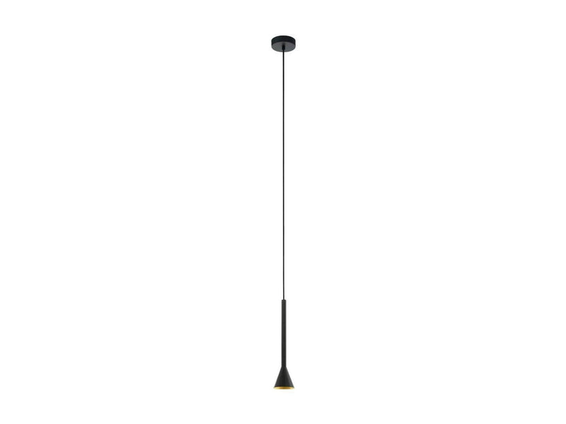 EGLO CORTADERAS Hängeleuchte, schwarz, gold