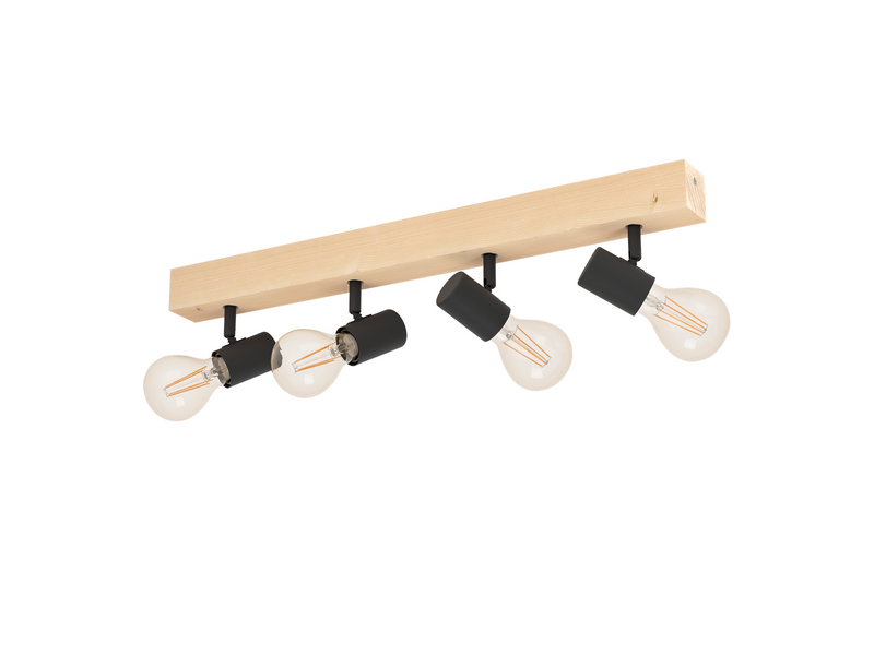 EGLO TOWNSHEND 3 Spot, braun, schwarz