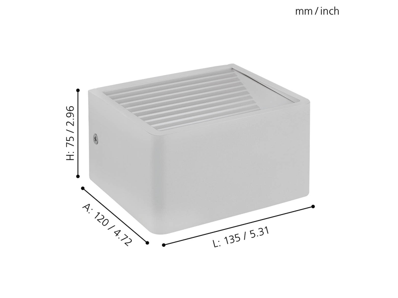 EGLO DONINNI 1 Wandleuchte, weiss