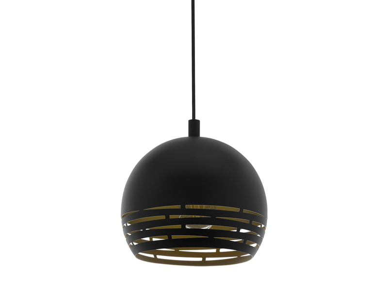 EGLO CAMASTRA Hängeleuchte, schwarz, gold