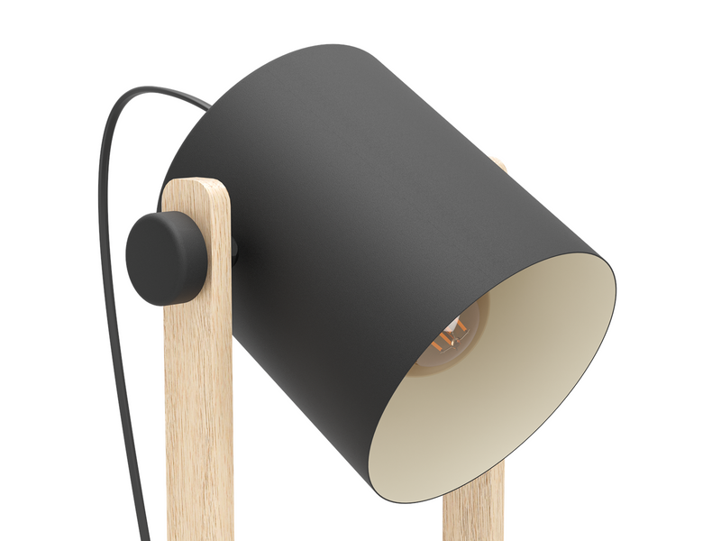 EGLO HORNWOOD Stehleuchte, braun