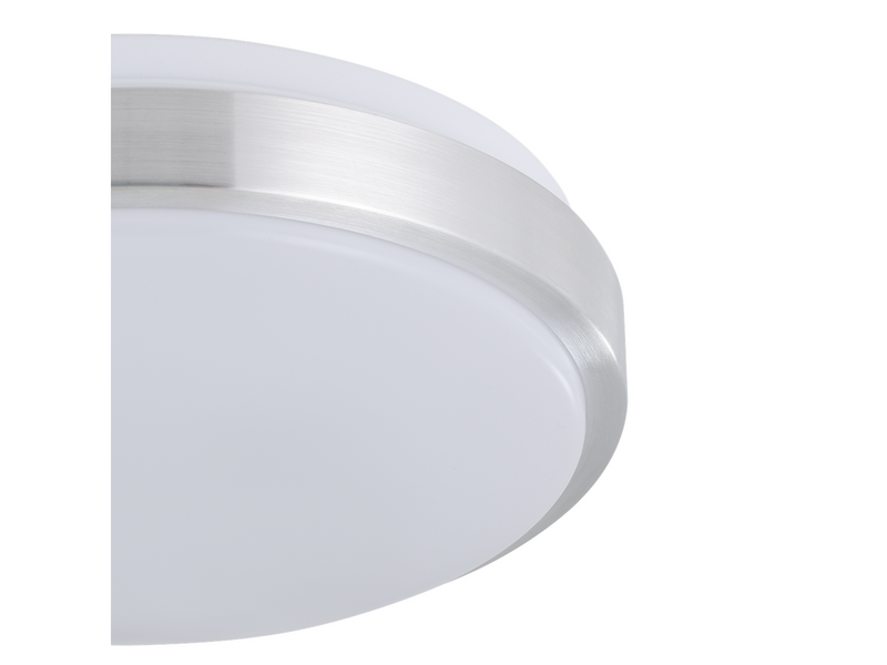 EGLO COMPETA 1 Wand- / Deckenleuchte, weiss, nickel-matt