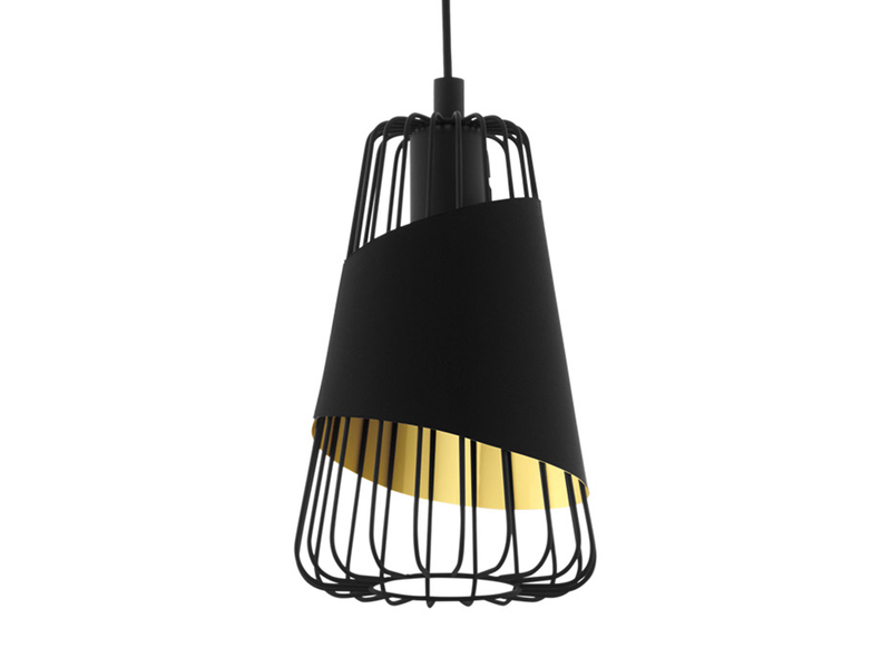 EGLO AUSTELL Hängeleuchte, schwarz, gold