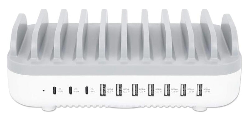 Manhattan 10-Port USB Power Delivery-Ladestation - 120 W