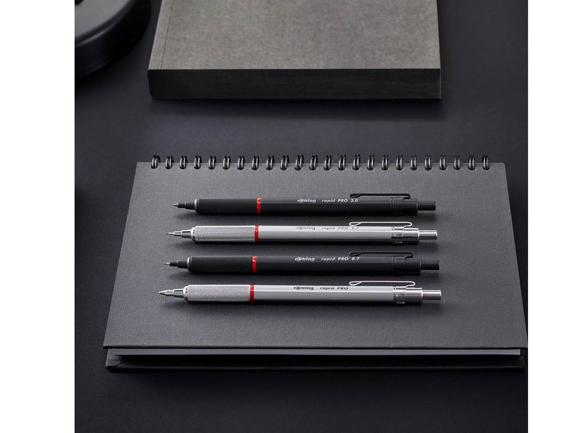 Rotring rOtring Rapid PRO Druckbleistift mit Einzug | 2,0 mm | Schwarz