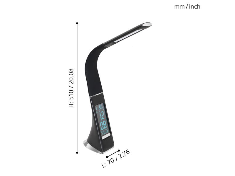 EGLO COGNOLI Tischleuchte, schwarz