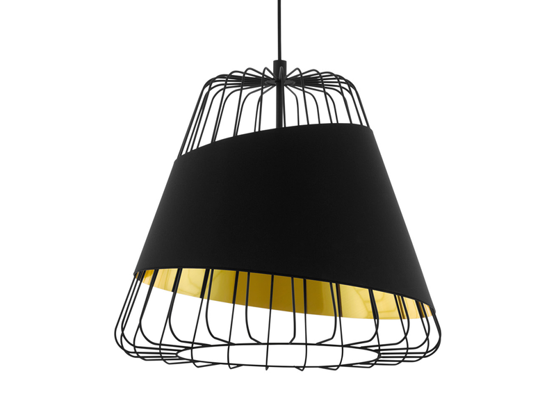 EGLO AUSTELL Hängeleuchte, schwarz, gold