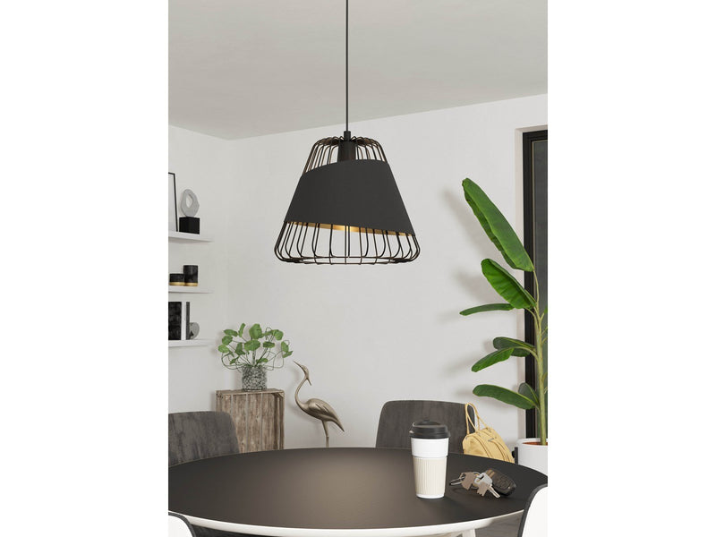 EGLO AUSTELL Hängeleuchte, schwarz, gold