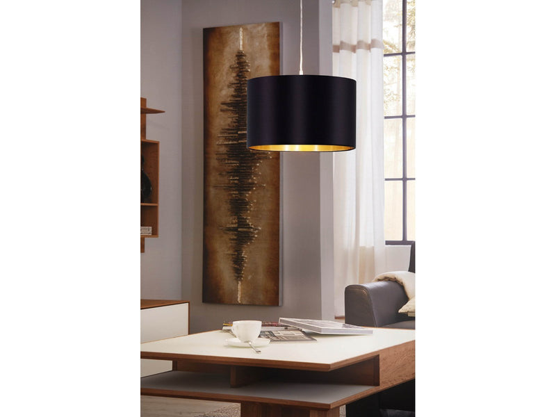 EGLO MASERLO Hängeleuchte, schwarz, gold