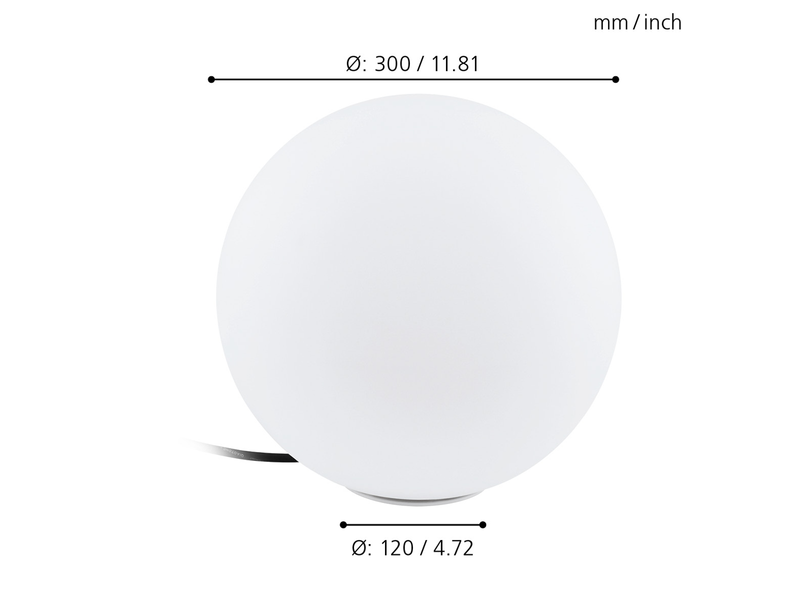 EGLO MONTEROLO Stehleuchte, weiss