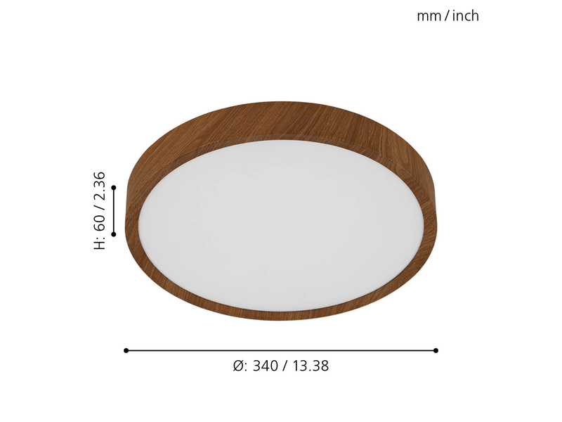 EGLO MUSURITA Deckenleuchte, weiss