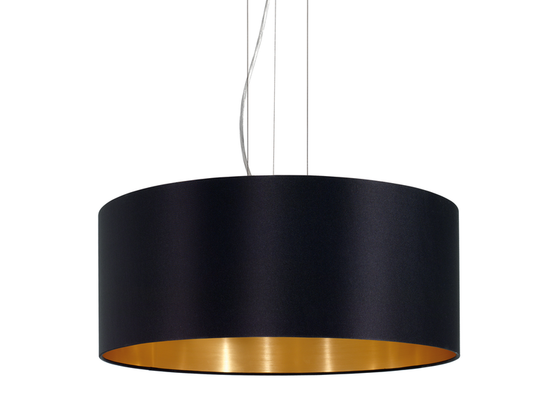 EGLO MASERLO Hängeleuchte, schwarz, gold