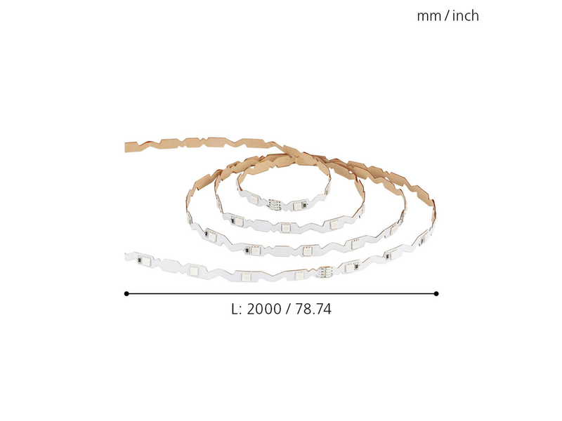 EGLO FLEXIBLE STRIPE Leuchtband/-stab, weiss