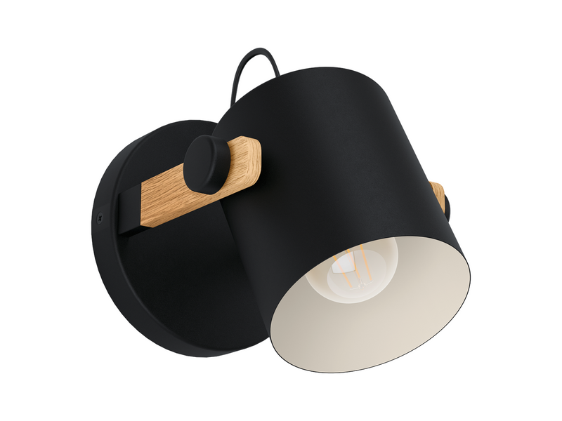 EGLO HORNWOOD Wandleuchte, braun