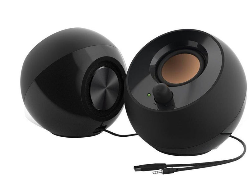 Creative Pebble - 2.0 PC-Lautsprecher - Schwarz