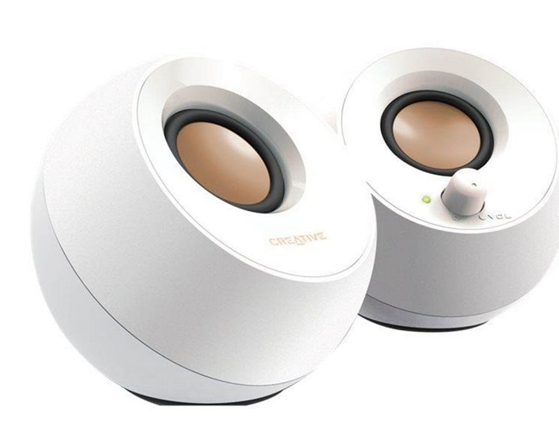 Creative Pebble - 2.0 PC-Lautsprecher - Weiß