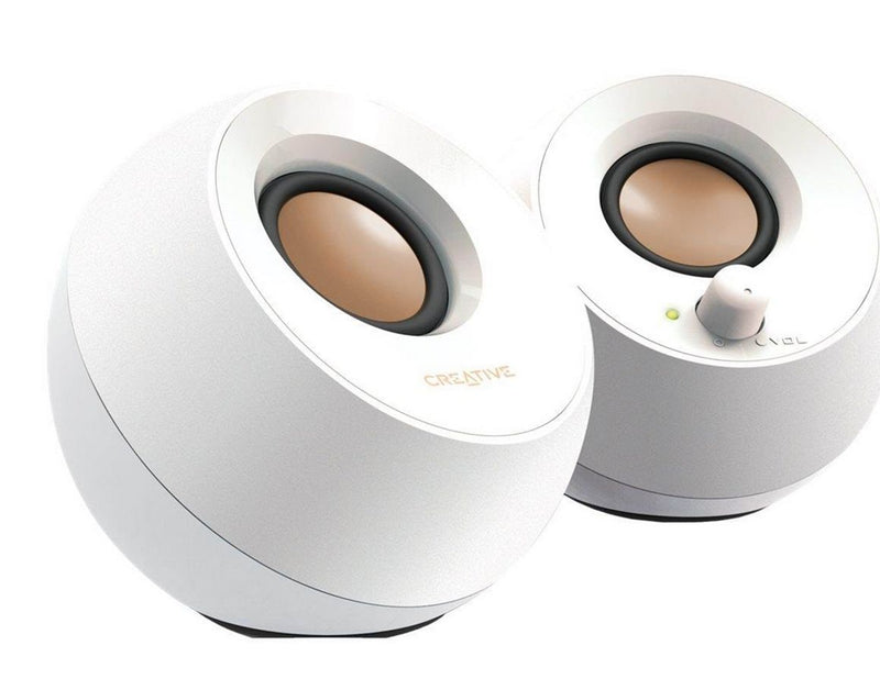 Creative Pebble - 2.0 PC-Lautsprecher - Weiß