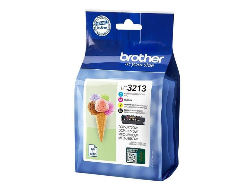 Brother LC3213VALDR / LC 3213 Value 4-Pack