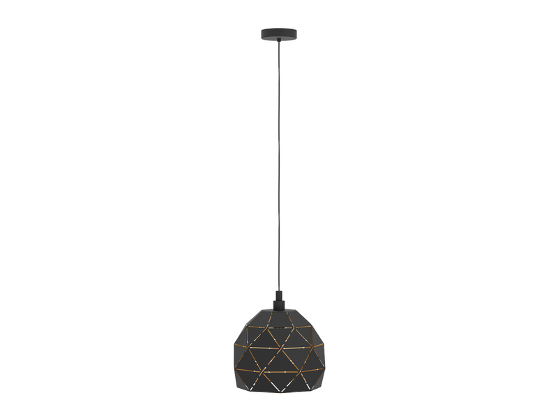 EGLO ROCCAFORTE Hängeleuchte, schwarz, gold