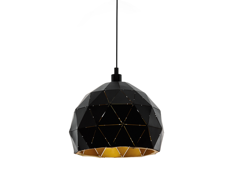 EGLO ROCCAFORTE Hängeleuchte, schwarz, gold