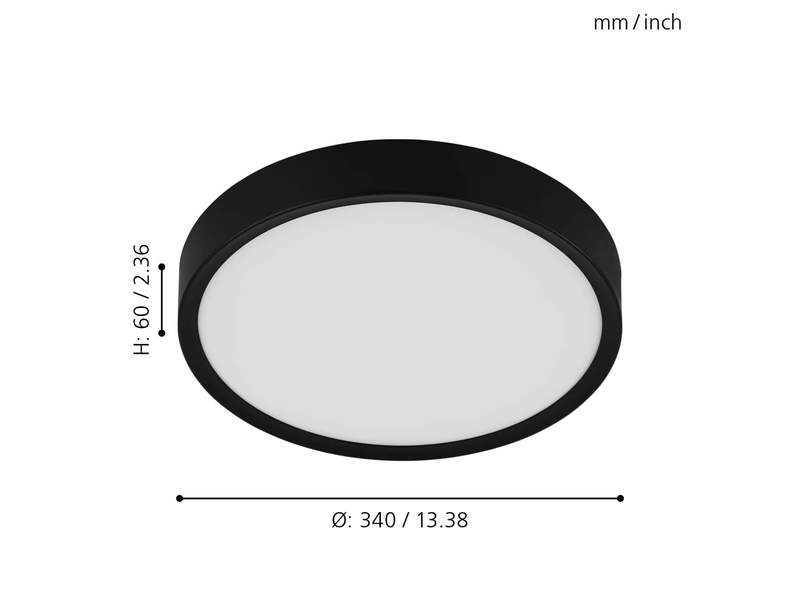 EGLO MUSURITA Deckenleuchte, weiss