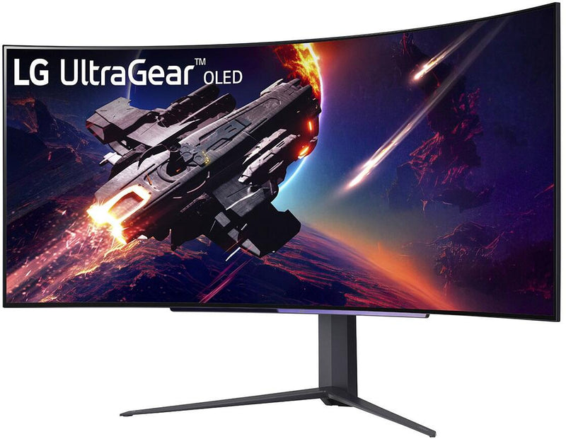 LG UltraGear OLED 45GR95QE-B Curved Gaming Monitor 113 cm (44,5 Zoll)