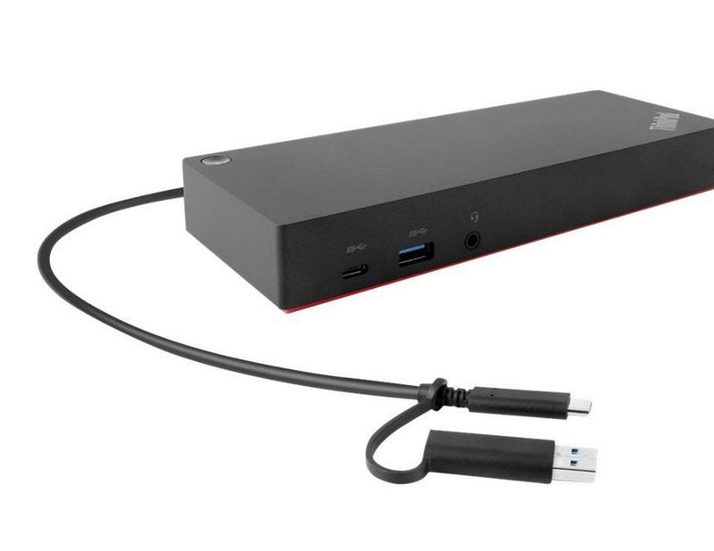 Lenovo ThinkPad Hybrid USB-C With USB-A Dock - USB-C - 2-Port HDMI - 2-Port DP - 1GBE - 135W