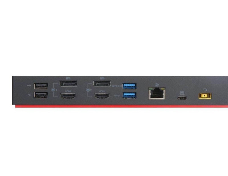 Lenovo ThinkPad Hybrid USB-C With USB-A Dock - USB-C - 2-Port HDMI - 2-Port DP - 1GBE - 135W