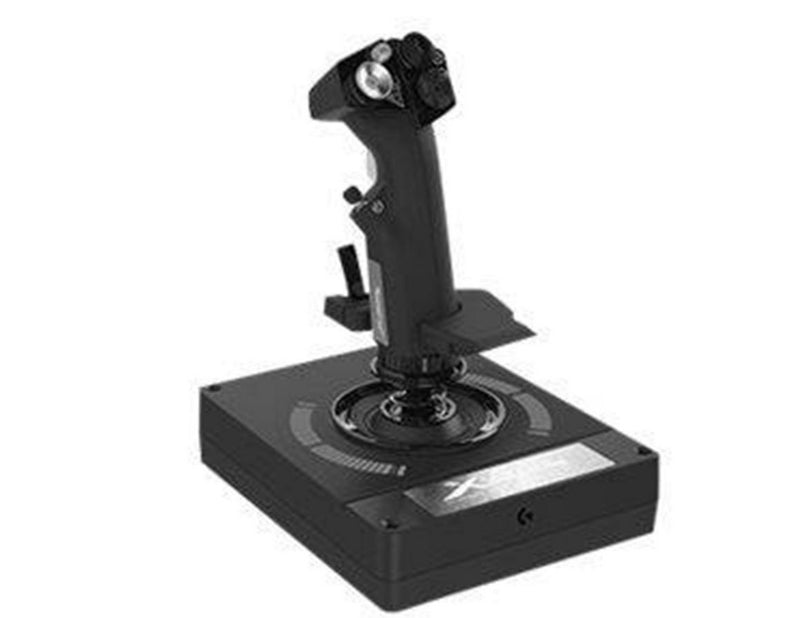 Logitech G Saitek X56 H.O.T.A.S. - joystick og speeder - kabling - Wired Joystick and throttle - PC