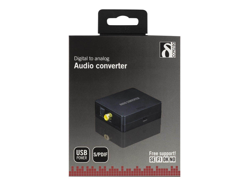 Deltaco audio converter from digital to analog