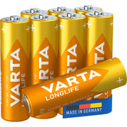 VARTA Batterien LONGLIFE Mignon AA 1,5 V - 8 Stück