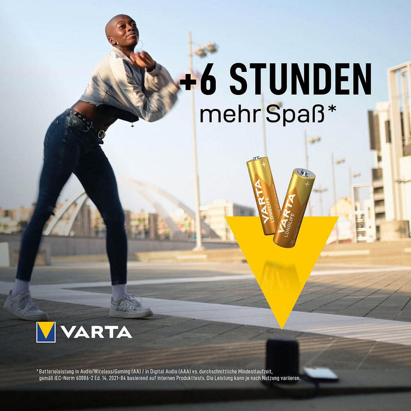 VARTA Batterien LONGLIFE Mignon AA 1,5 V - 8 Stück