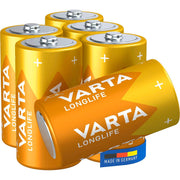 Varta Longlife C 1,5V - 6er-Pack