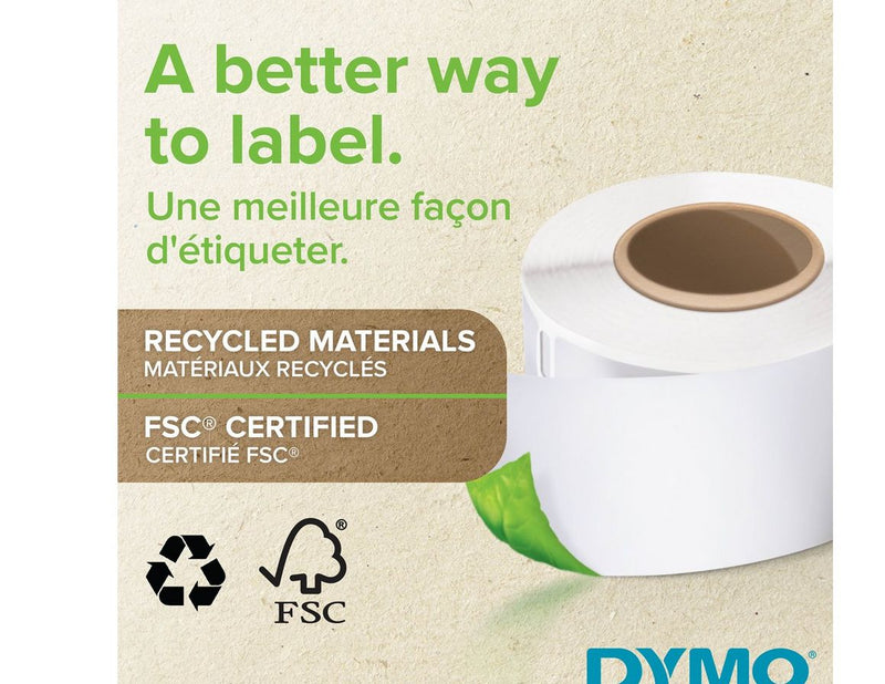 DYMO LabelWriter Mehrzwecketiketten | 54 mm x 70 mm | Rolle mit 320 leicht ablösbaren Etiketten | selbstklebend