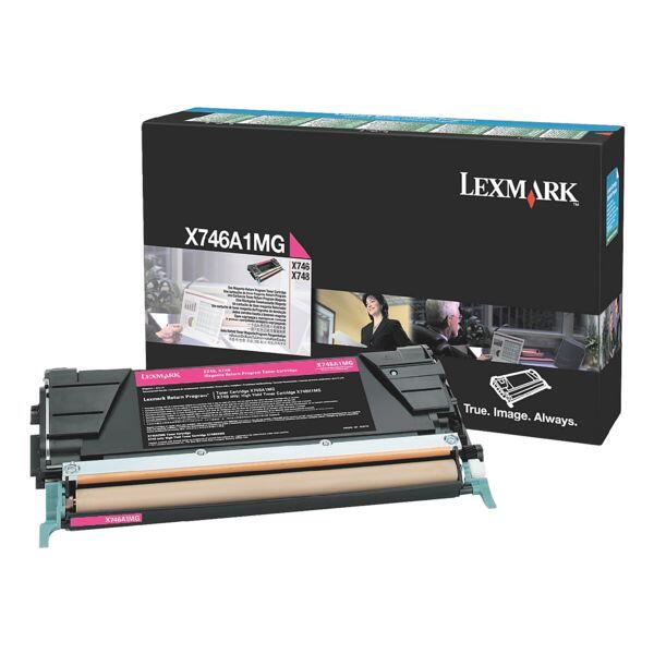 Lexmark Original Toner magenta 7.000 Seiten (X746A1MG) für X746de, X748de/dte