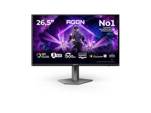 26.5" AOC AGON PRO AG276QKD2 - 2560x1440 (QHD) - 500Hz - QD-OLED