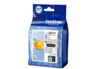 Brother LC3211VAL / LC 3211 Value Pack 4-Pack
