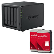 Synology DiskStation DS423+ 4 Einschübe NAS-Server Leergehäuse + 16TB WD Red Plus SATA 3.5' HDD (2x 8TB)