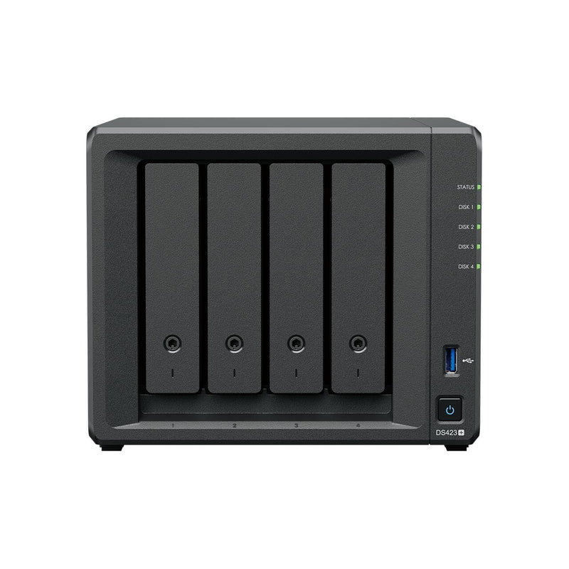 Synology DiskStation DS423+ 4 Einschübe NAS-Server Leergehäuse + 8 TB (2x4) WD Red 40 EFAX SATA 3.5' HDD Festplatten