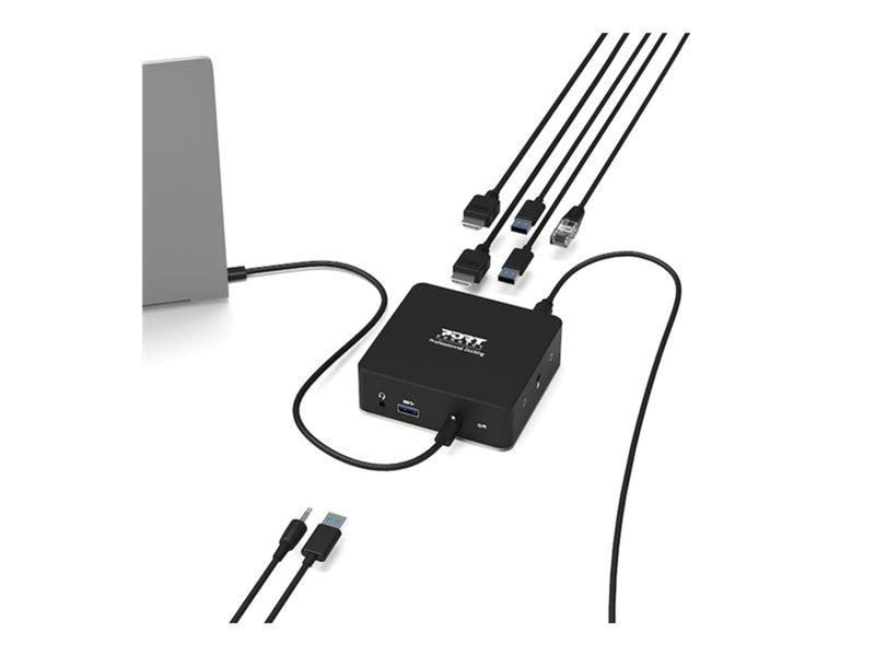 PORT Designs PORT connect USB-C & USB-A Dual Video Docking Station 2 X 2K