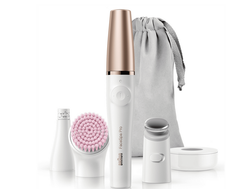 Braun Epilierer FaceSpa Pro 3-in-1 Beautygerät zur Epilation, Reinigung und Pflege