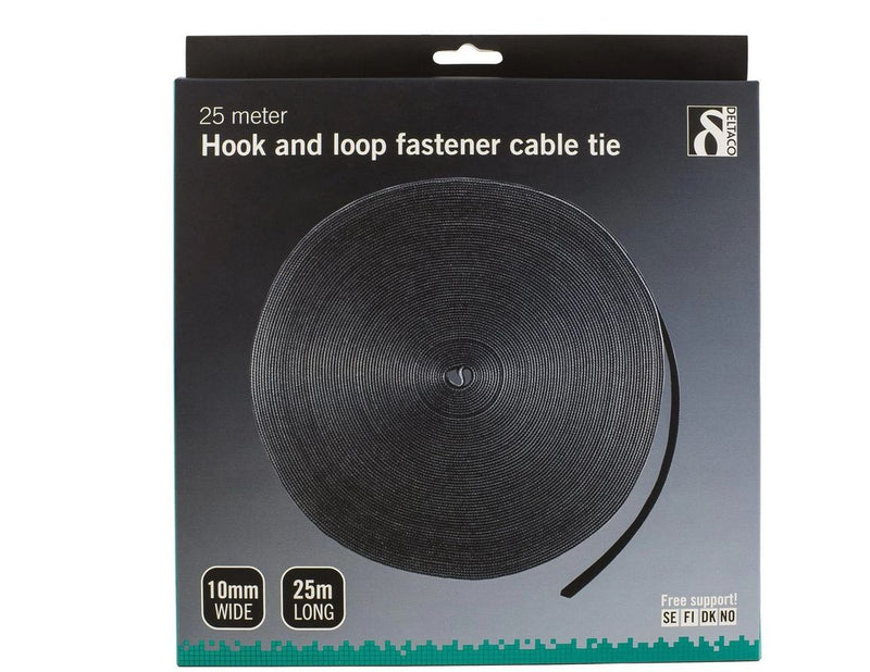 Deltaco Hook and loop fastener cable ties width 1