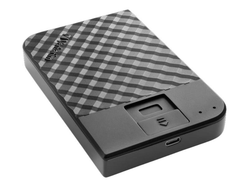 Verbatim Fingerprint Secure - Extern Festplatte - 2TB - Schwarz