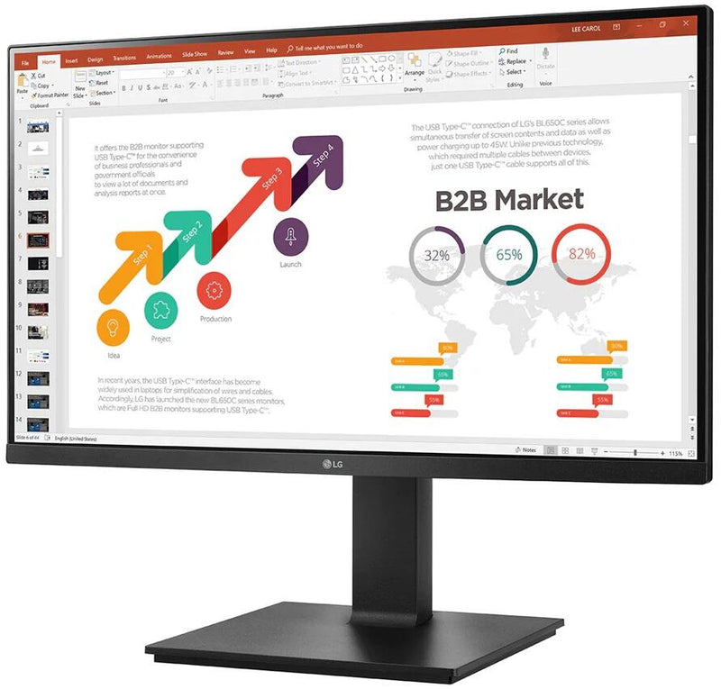 LG 24BP45SP-B Monitor 60,4cm (23,8 Zoll)